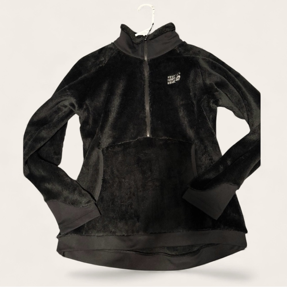 Mountain Hardwear black size medium fleece womens gorpcore